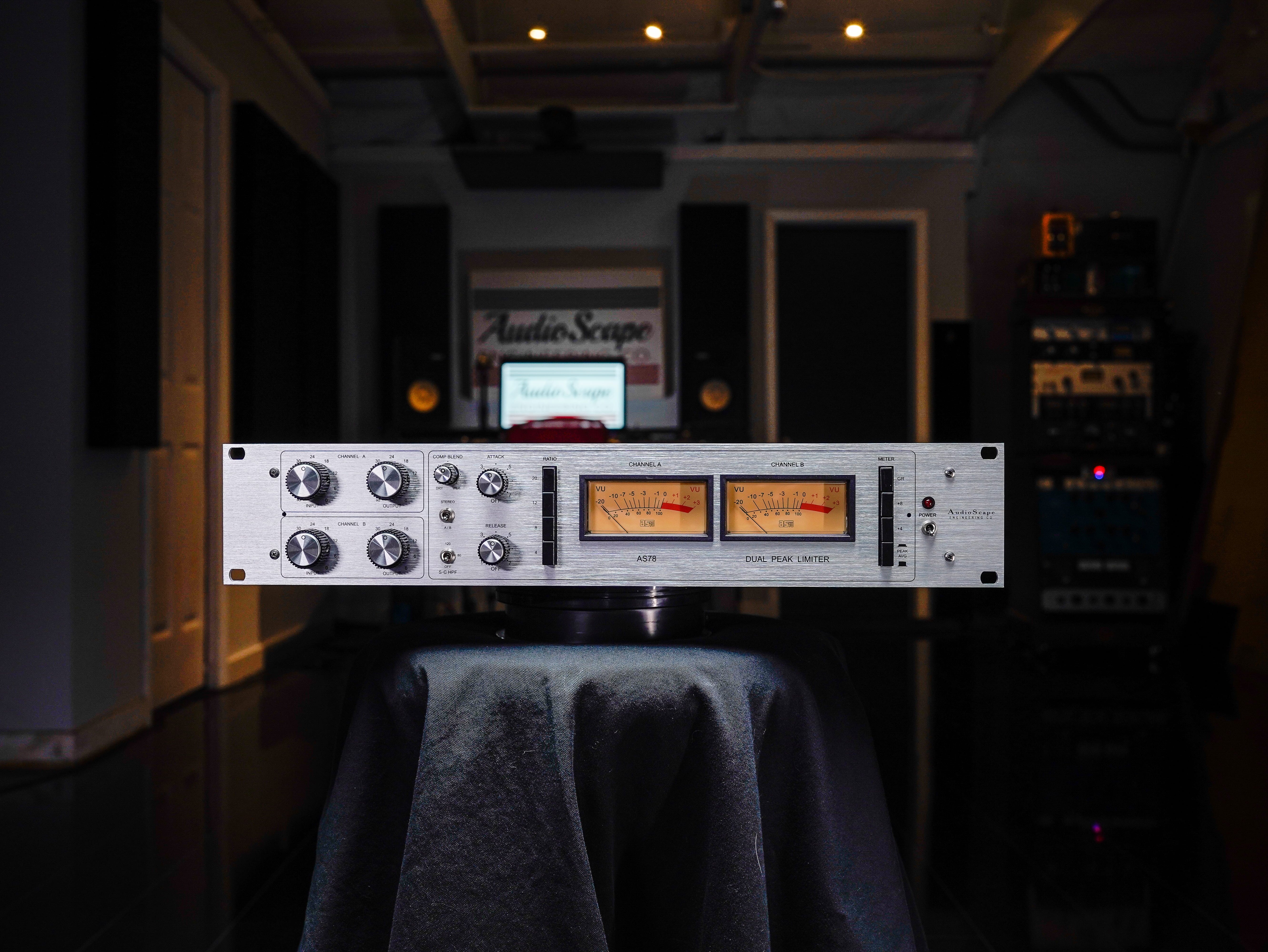 AudioScape AS78 Dual Peak Limiter — Vintage Pro Audio Equipment |  AudioScape Engineering Co.